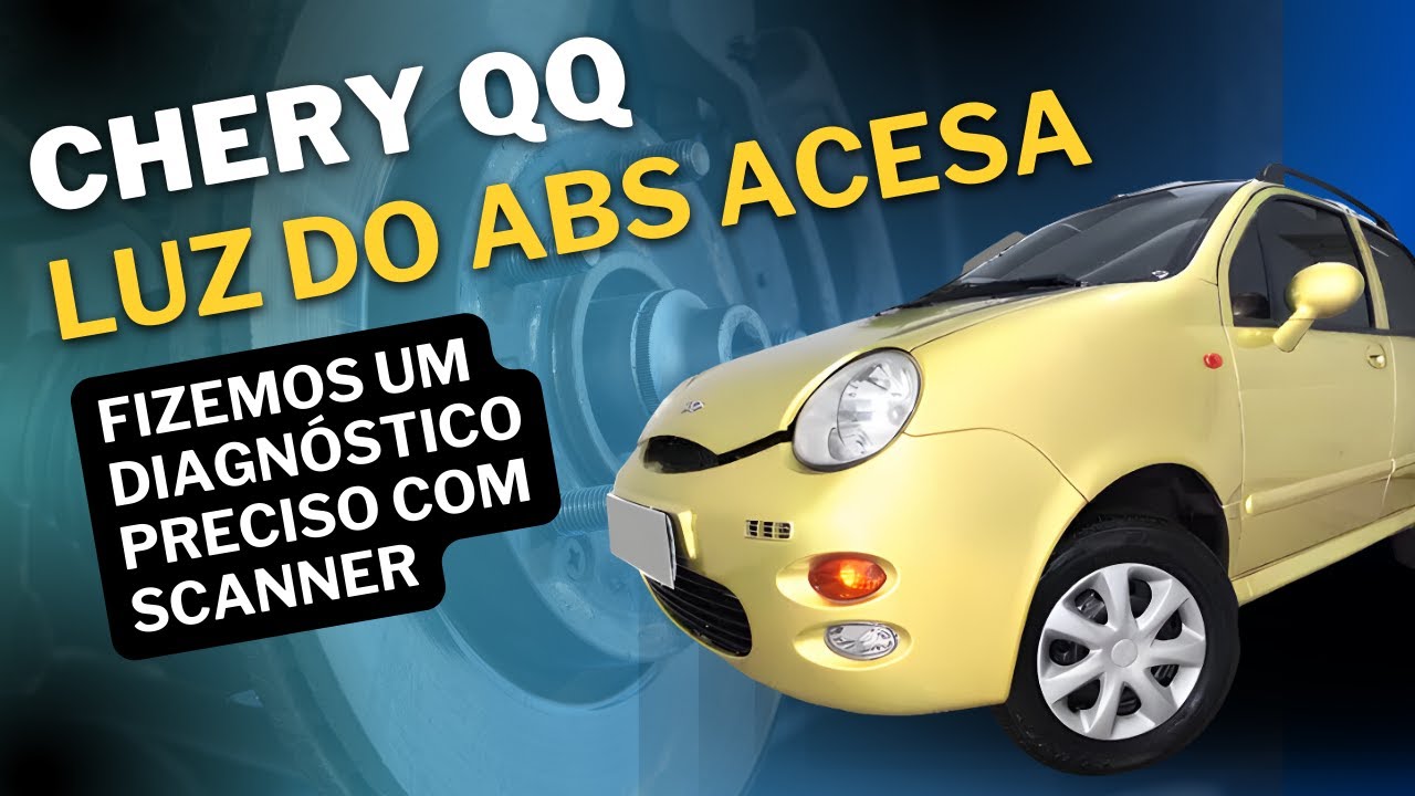 Chery QQ - Luz do ABS acesa. Diagnóstico preciso com scanner.