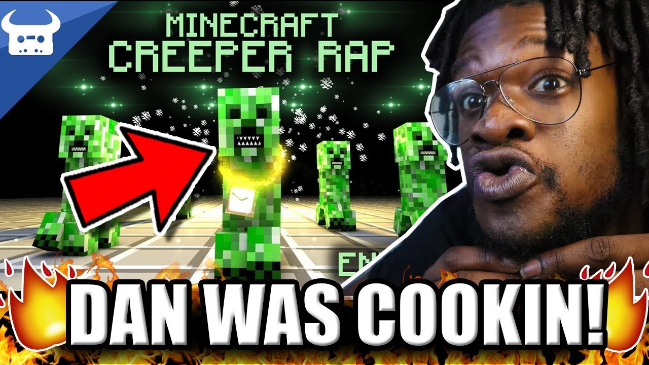 MINECRAFT CREEPER RAP | Дэн Булл | КОНЕЦ (РЕАКЦИЯ!)