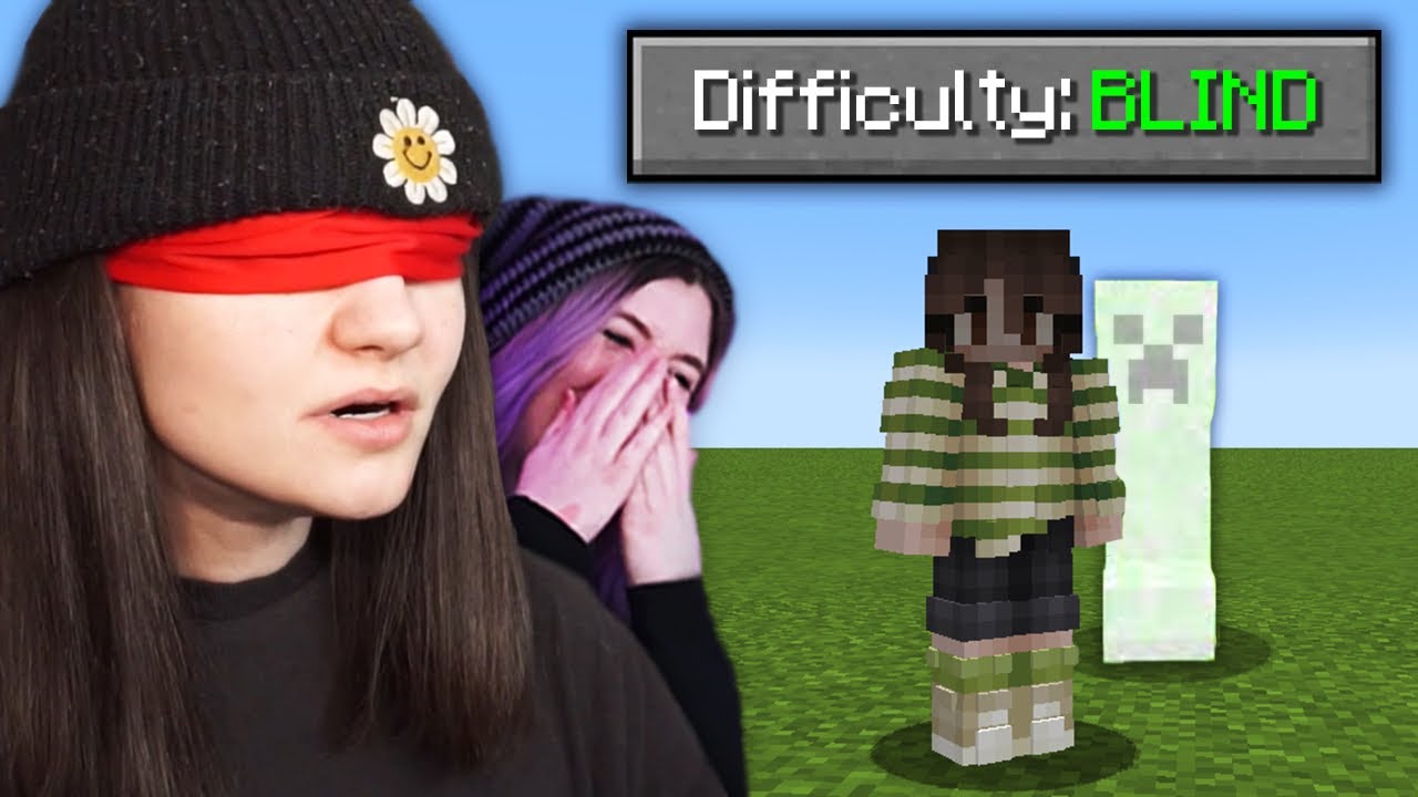 Minecraft With My Girlfriend But We Are Blind