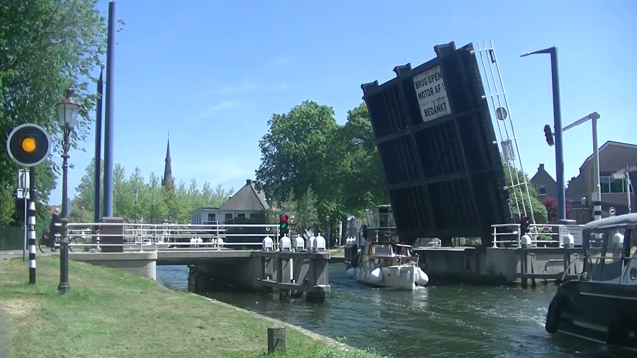Brugopening Roskambrug Weesp//Dutch Bridge Opens