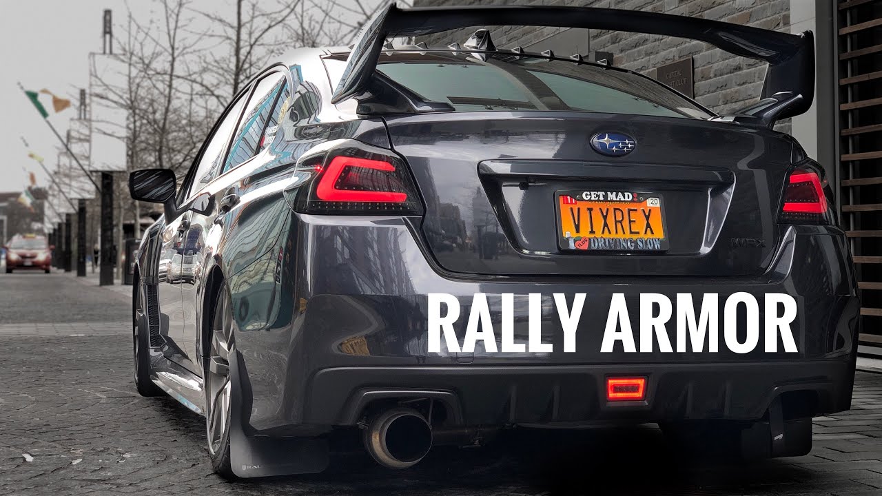 SLAMMED WRX Rally Armor Mudflaps Install