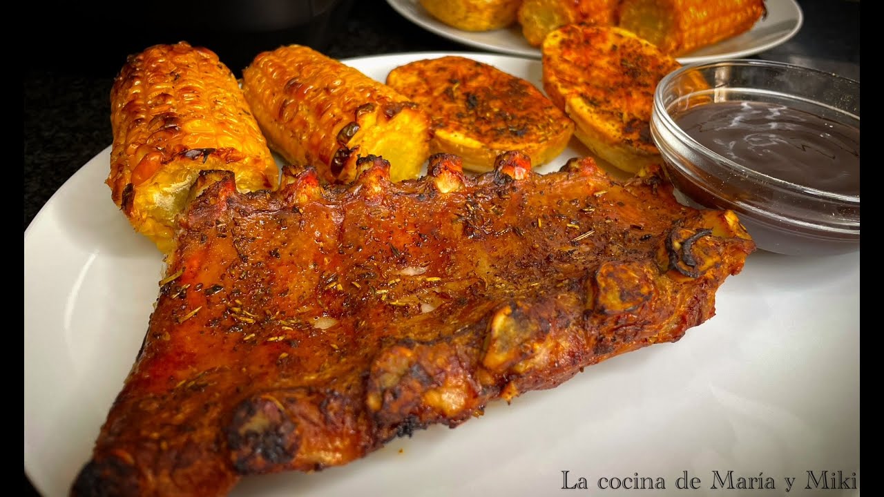 COSTILLAR de cerdo en FREIDORA DE AIRE