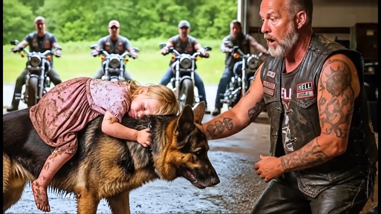 Kleines Mädchen vom Hund zum Biker-Clubhaus gebracht: Sie schlugen meine Mama, Wahrheit schockt