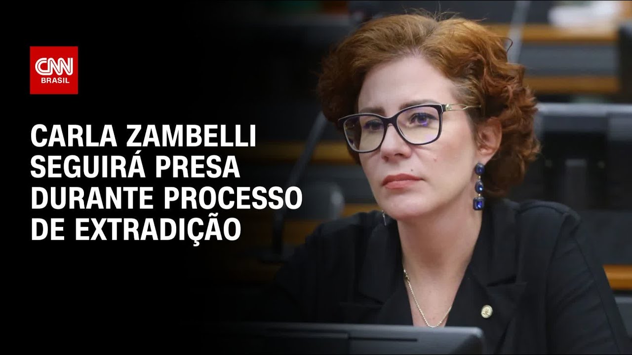 Carla Zambelli seguirá presa durante processo de extradição para o Brasil | CNN 360º