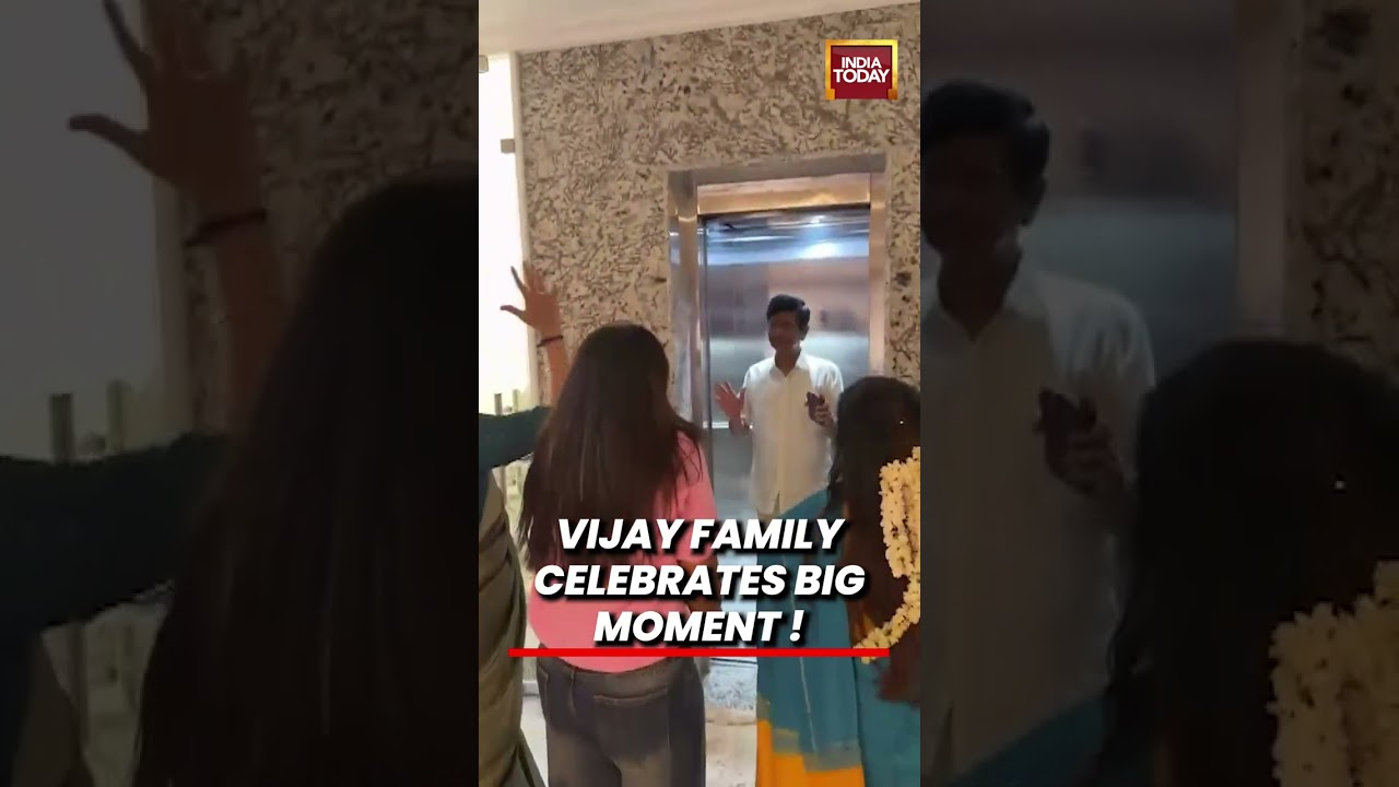 VIRAL VIDEO | Vijay Family Celebration Moment Goes Viral Inside Their Residence #vijay #viral