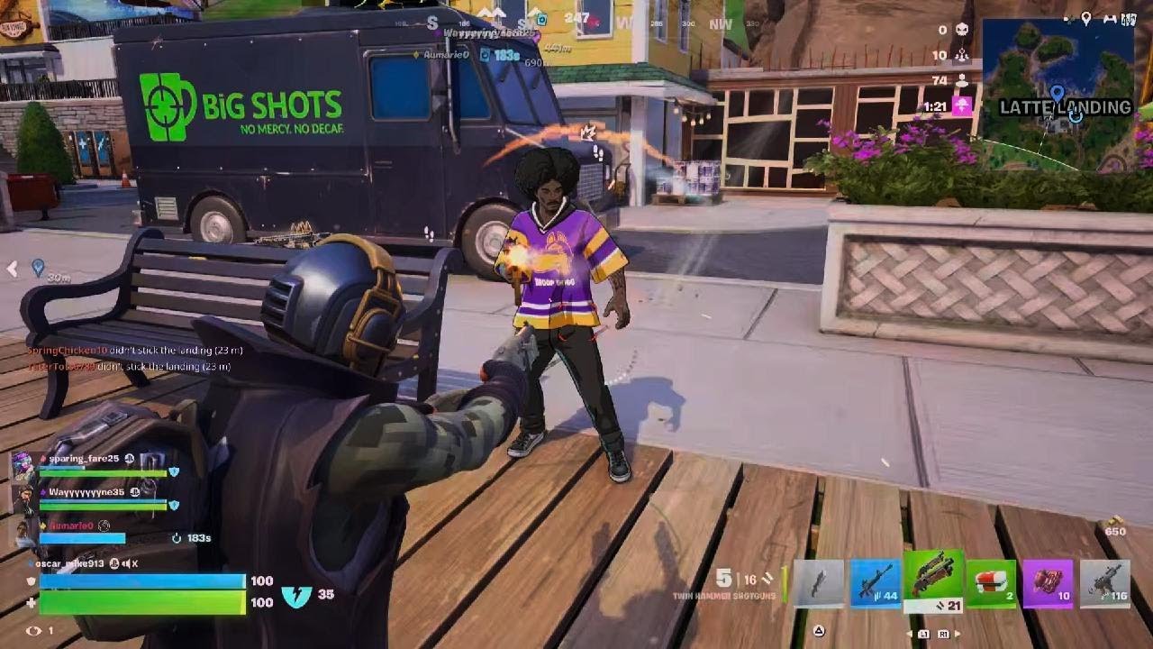 Way to die in Fortnite #170 - Rare Twin Hammer Shotguns