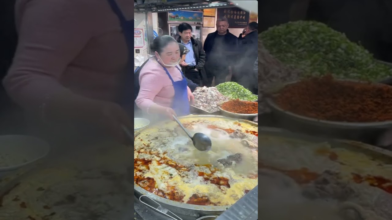 Steaming Hot Beef Noodle Soup Made Fresh! 😋🍜
