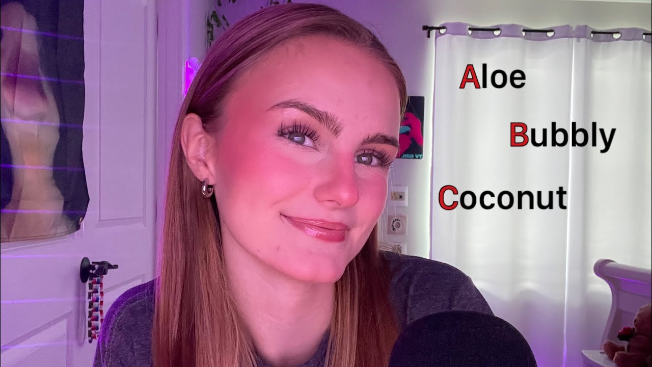 Asmr alphabet trigger words