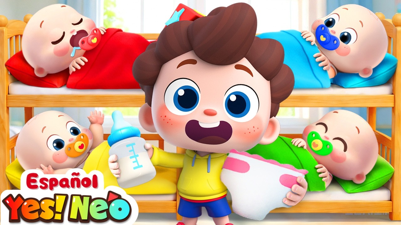 Neo Cuida a Bebé | Los Bebés Dicen Gu Gu Ga Ga | Yes! Neo - Canciones y Caricaturas para Niños