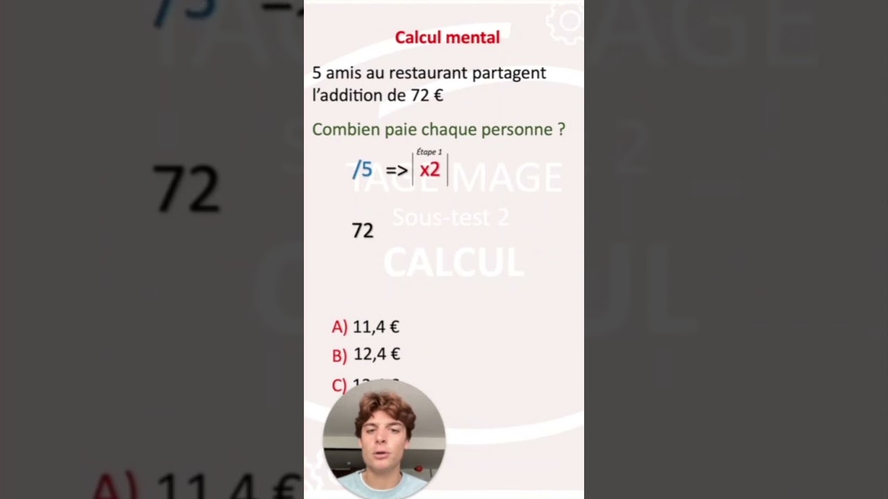🔥&times;5 ou /5 de t&ecirc;te ! #tagemage #tage2 #ast2 #calculmental #astuce #ecoledecommerce #etudiant