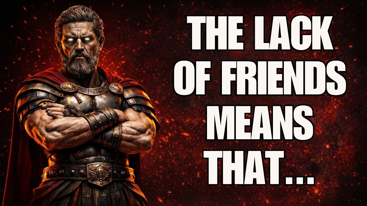 Why Having No Friends Is a Sign of Strength | Stoic Lessons