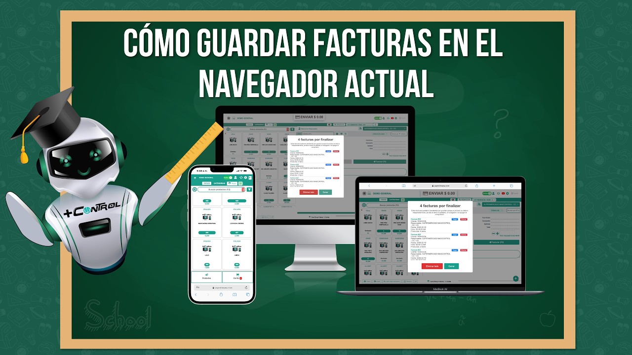 COMO GUARDAR FACTURAS EN EL NAVEGADOR ACTUAL