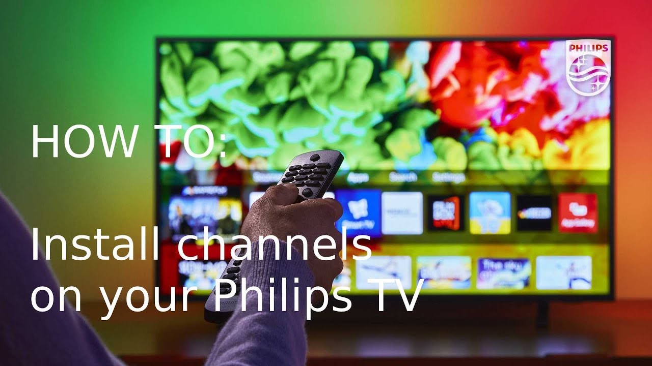 Как установить каналы на телевизоре Philips Saphi Smart TV [2018]