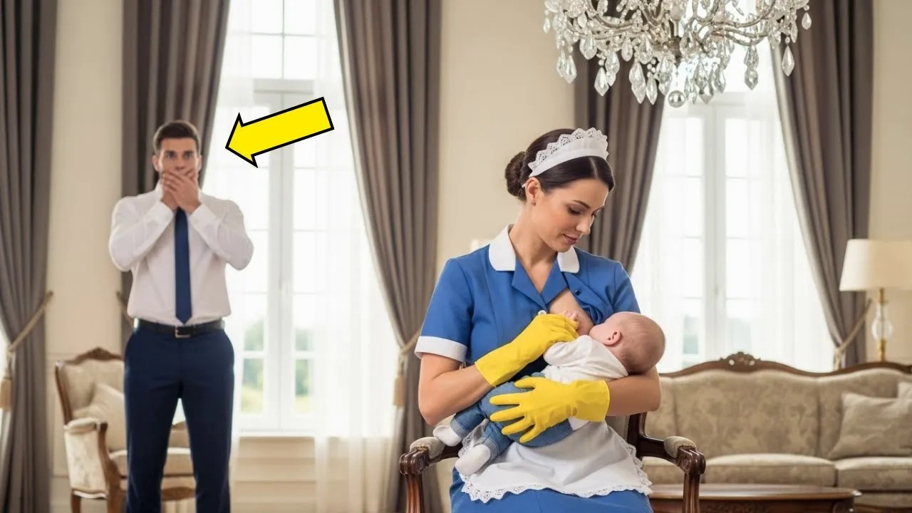 Dziecko miliardera nic nie jadło, sprzątaczka dała mu mleko z piersi i zostało uratowane
