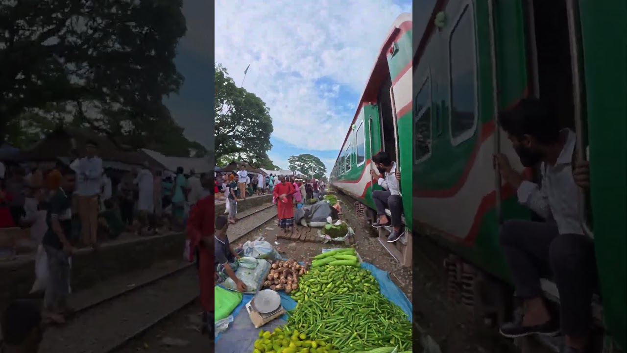 Flying Over Market. #railway #train