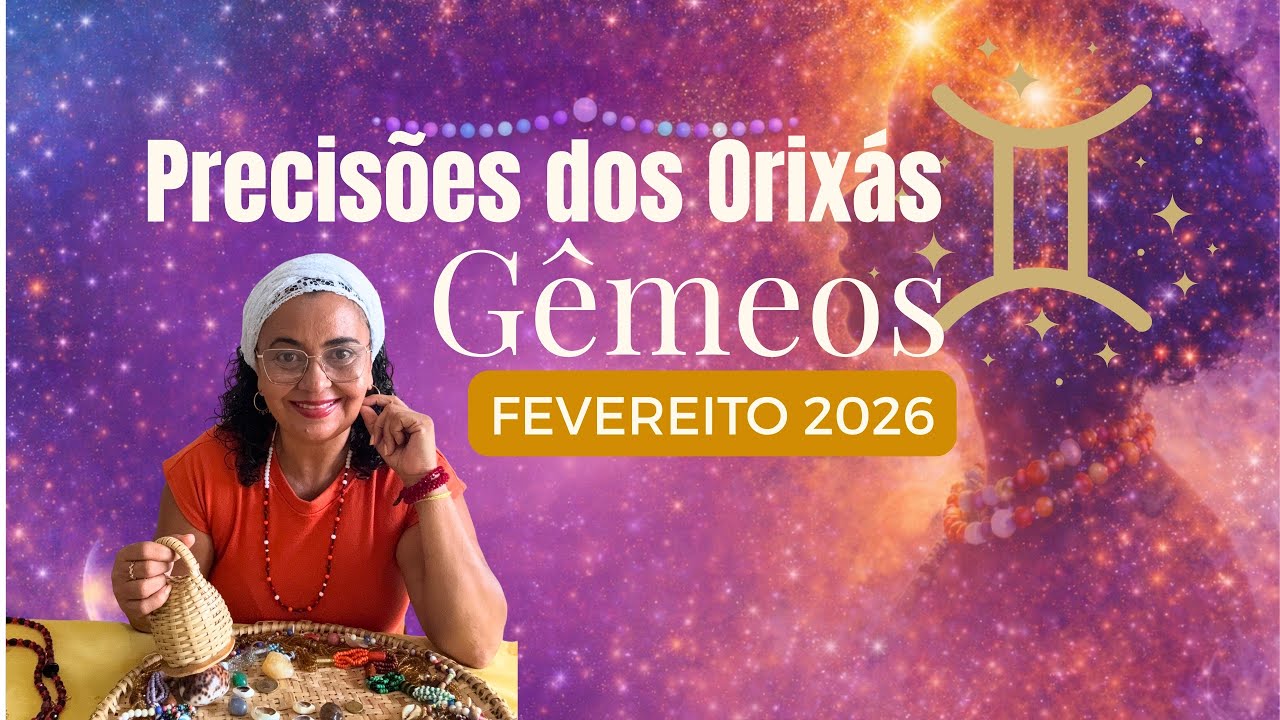 GÊMEOS ♊ FEVEREIRO 2026 ORIXÁS REVELAM SORTE, AMOR e PROTEÇÃO🙌