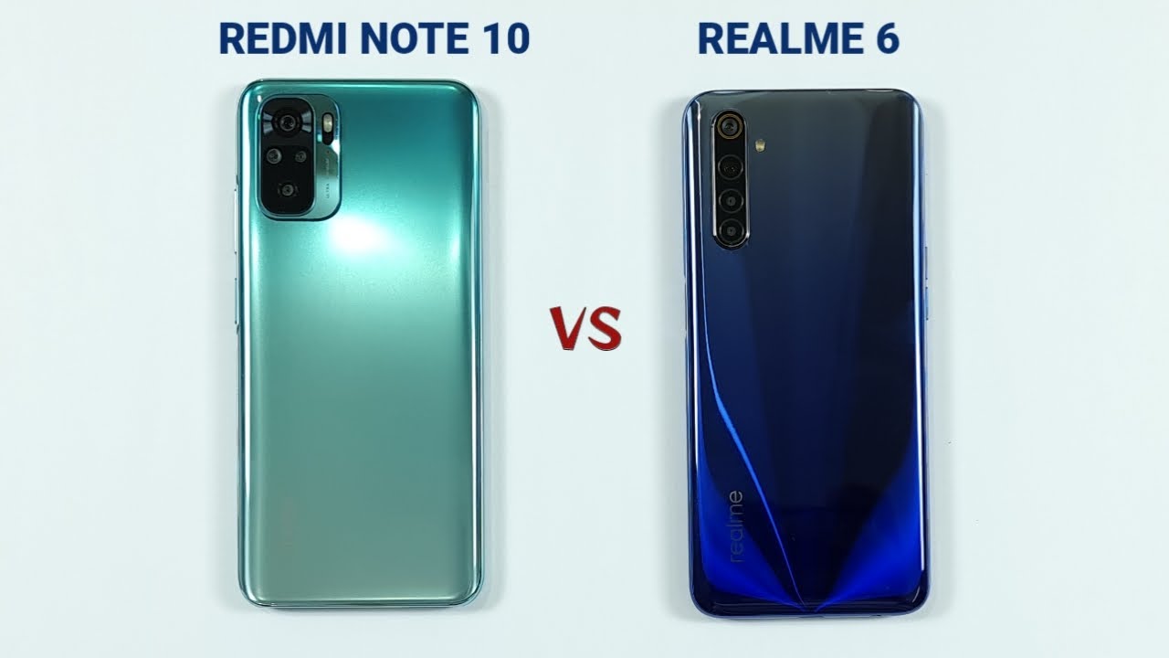 Redmi Note 10 vs Realme 6 Speed Test & Camera Comparison