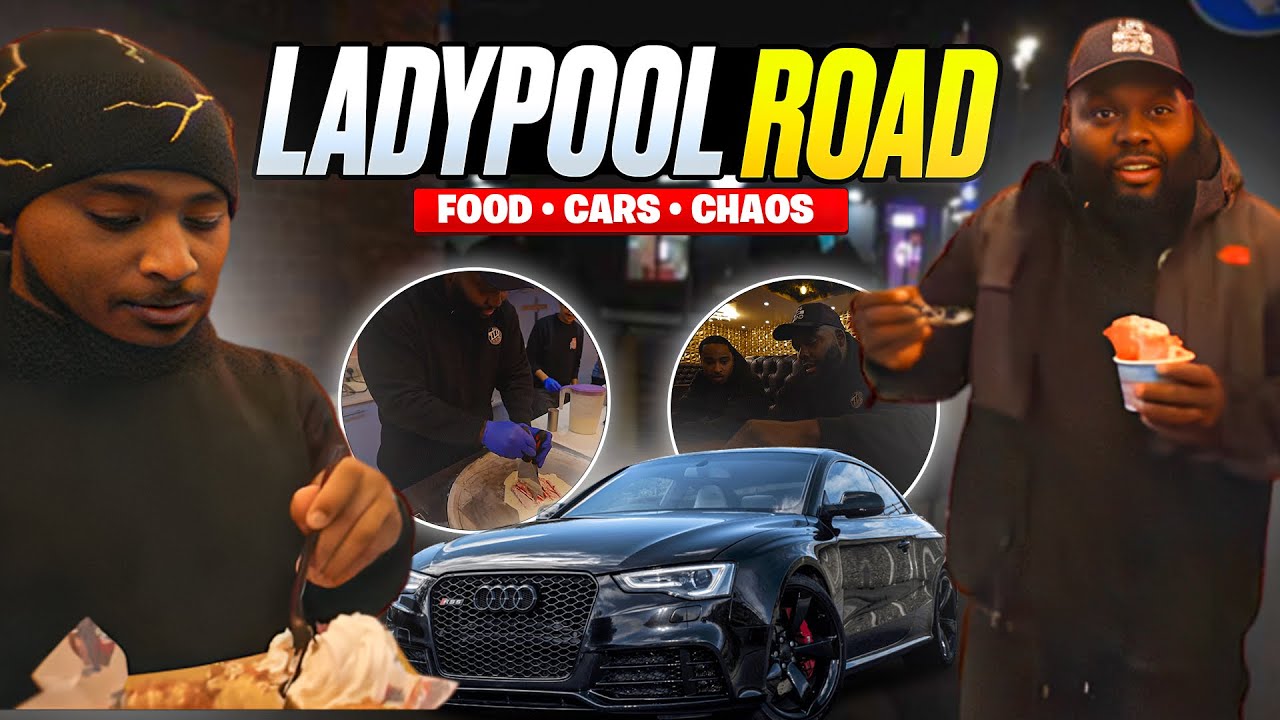 AMERICAN GOES TO LADYPOOL ROAD WITH @BRUMTOWNUK  🇬🇧 | FOOD, CARS & CHAOS