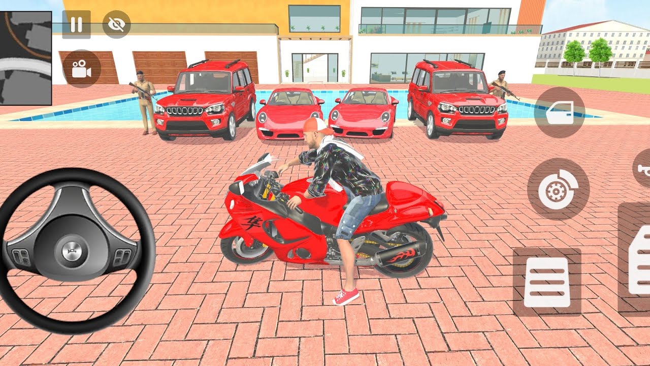 🎮 Franklin order by 2⃣ Mahindra 💥 Scorpio and 2⃣ super car in Indian 🇮🇳 bike Theft Auto simulator 🎮