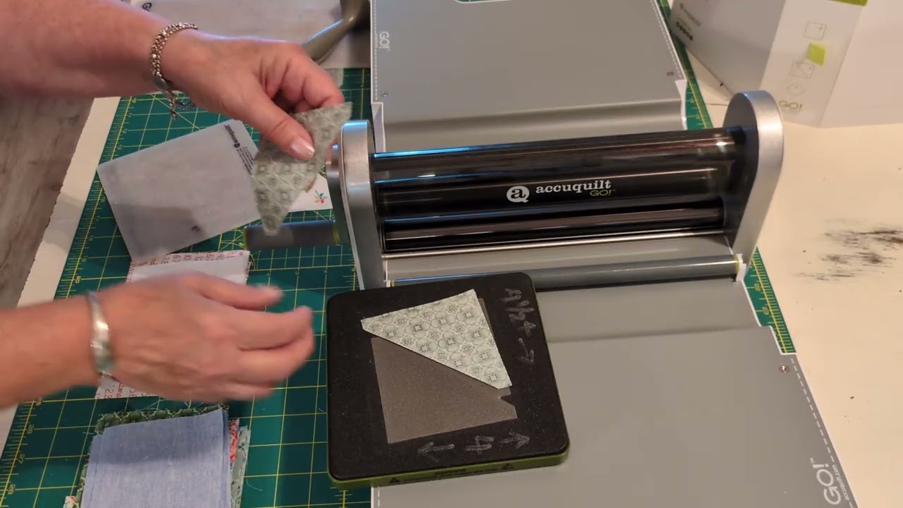 A trick for sewing Half Square Triangle pieces