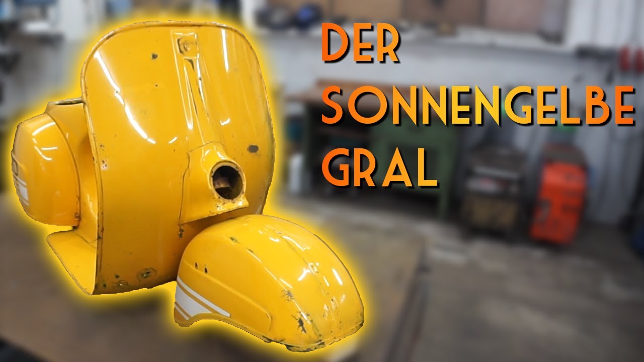 Rally 200 original paint rescue giallo karakiri | Originallack  Patina O-Lack Vespa Restauration