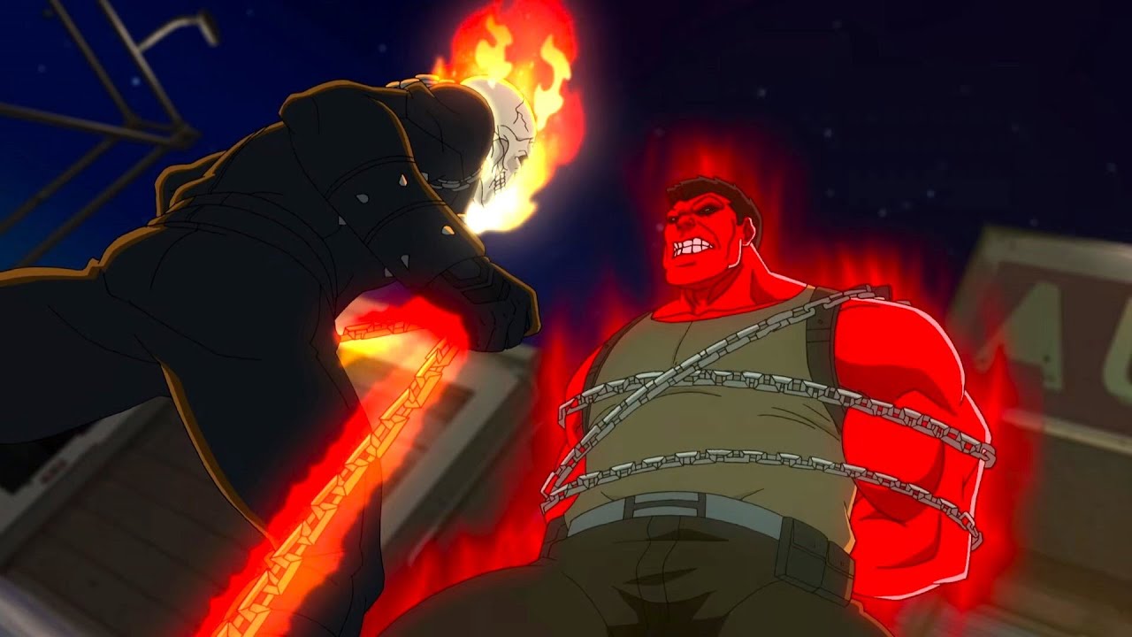 Ghost Rider FINALLY Has Enough and Takes Red Hulk Soul To HELL!