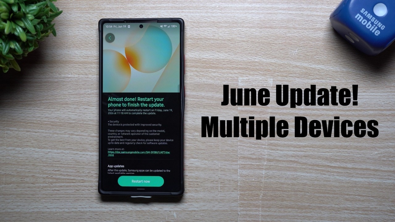 Июньское обновление УЖЕ ЗДЕСЬ для ВСЕХ устройств Samsung с One UI 8.5