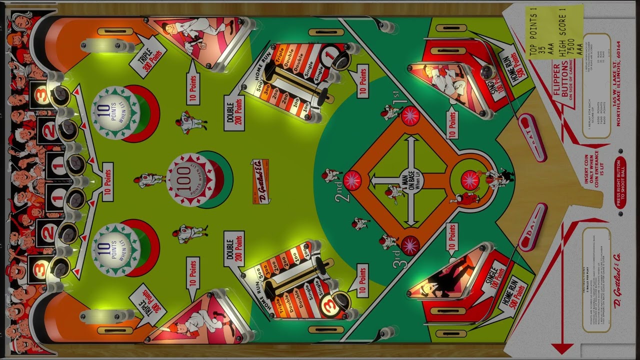 Play Ball (Gottlieb 1971) VPX