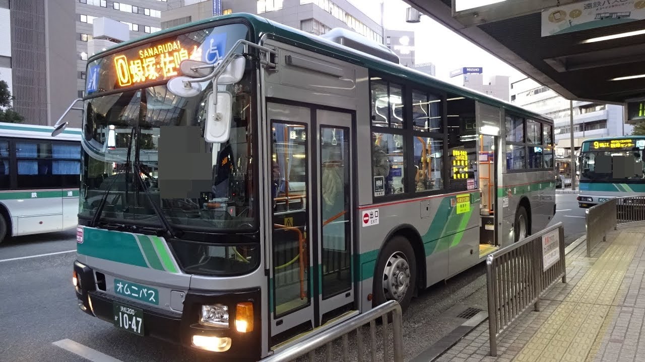 2866【FHD】バス撮影録 in 浜松駅北口('17.12.25夕方)