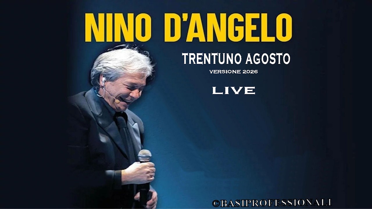 NINO D'ANGELO★TRENTUNO AGOSTO★KARAOKE INEDITO(NEW 2026 VERSION)