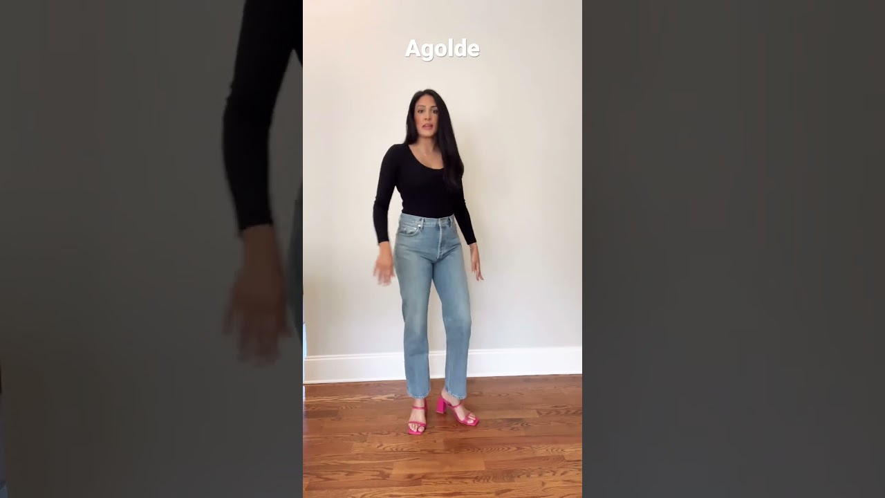 Denim Review- Which pair is your favorite? #goodamerican #agolde #pistola #jeans #denimlook #review