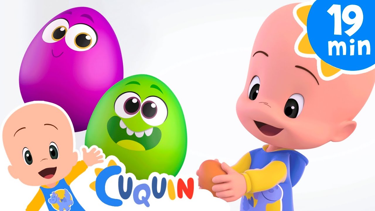Huevos Sorpresa Animales | Cleo y Cuquín: canciones y vídeos educativos