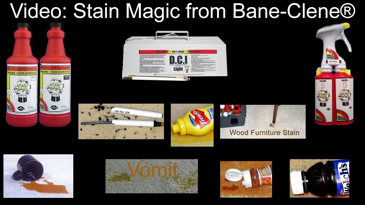 How to Remove Organic Stains Like Coffee, Wine and Juice from Carpet with Pro's Choice Stain Magic®.