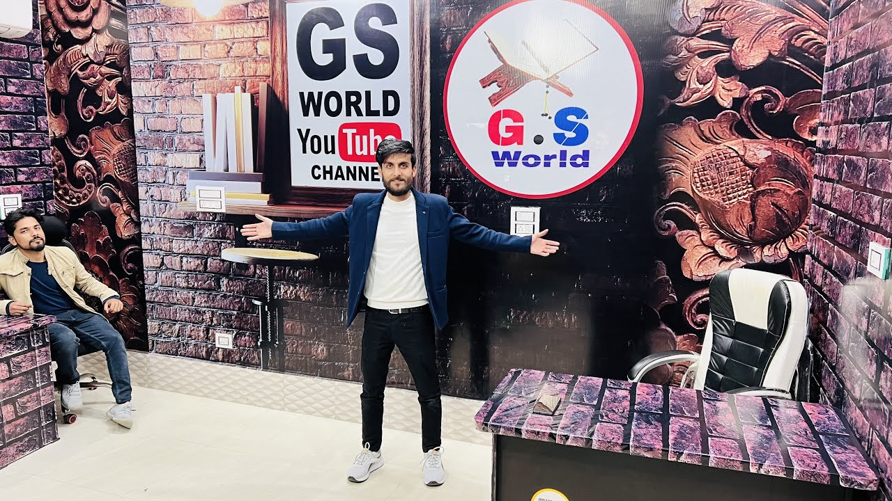 @GSWorld  New Studio Setup | My YouTube Studio Tour | GS World Salman Malik YouTube Studio