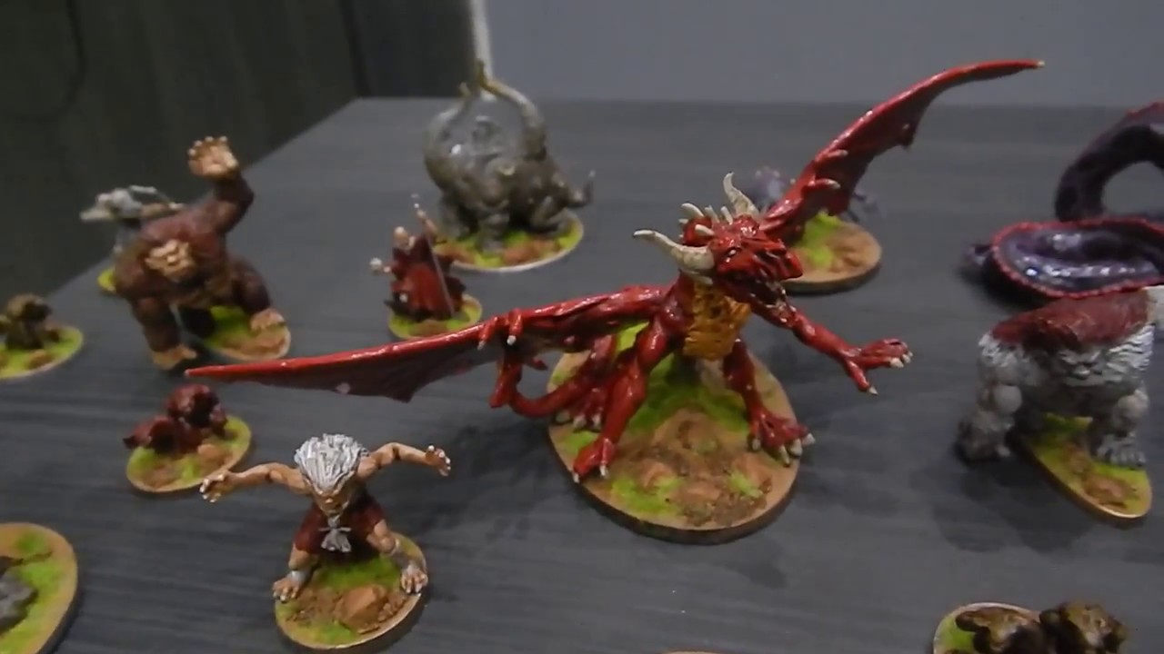 Descent - Journeys in the Dark 1st edition painted minis