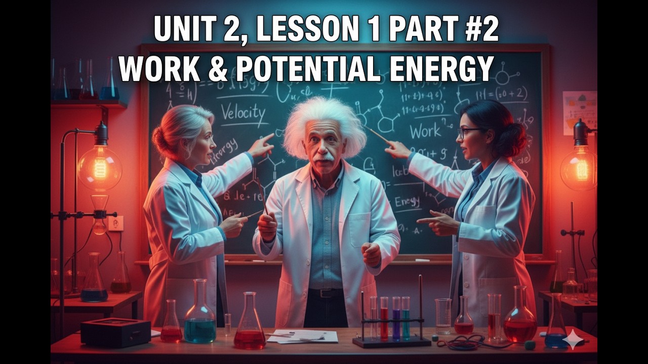 Work & Potential Energy Explained | Prep 1 Science | Unit 2 Lesson 1 part#2