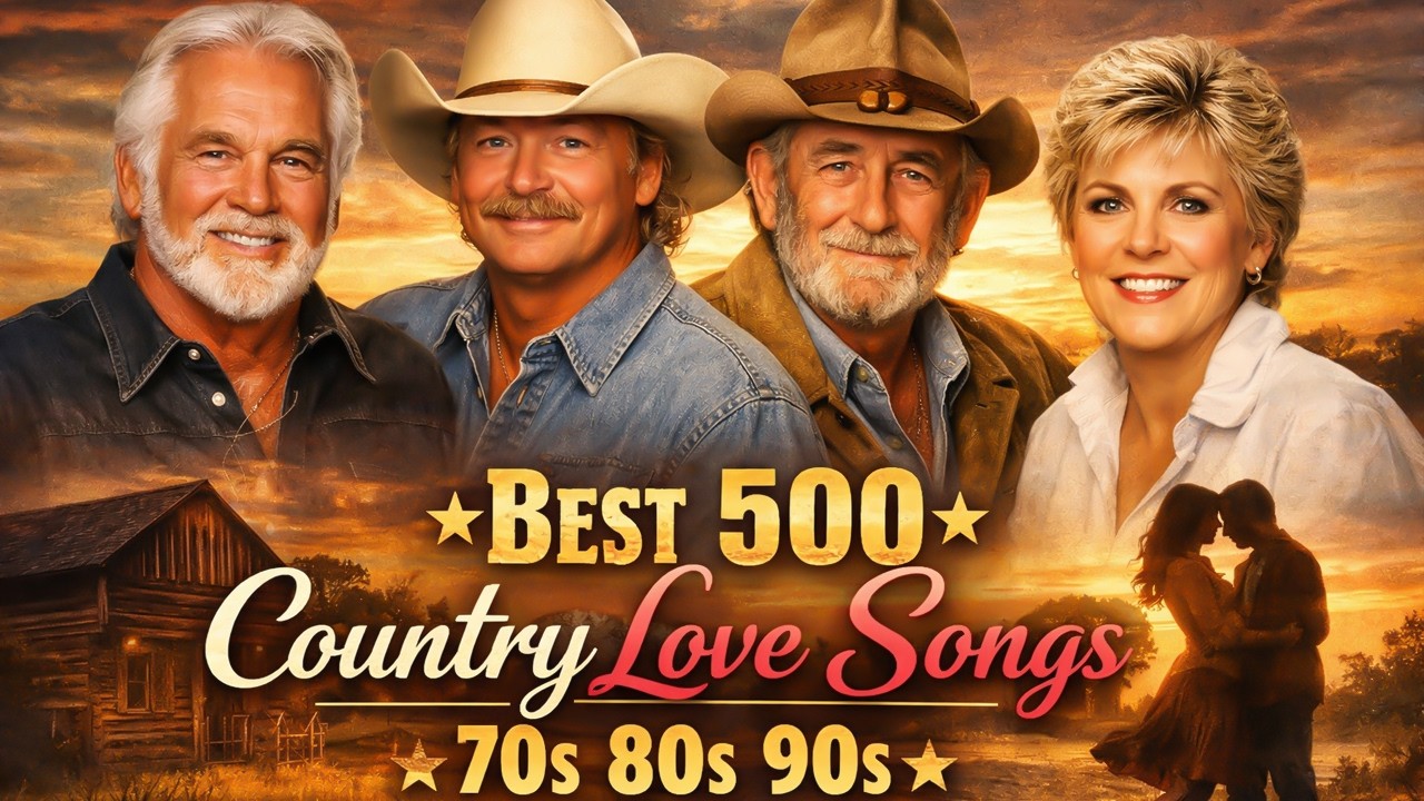 Kenny Rogers, Alan Jackson, Don Williams, Anne Murray ⭐ Best 500 Country Love Songs 70s 80s 90s