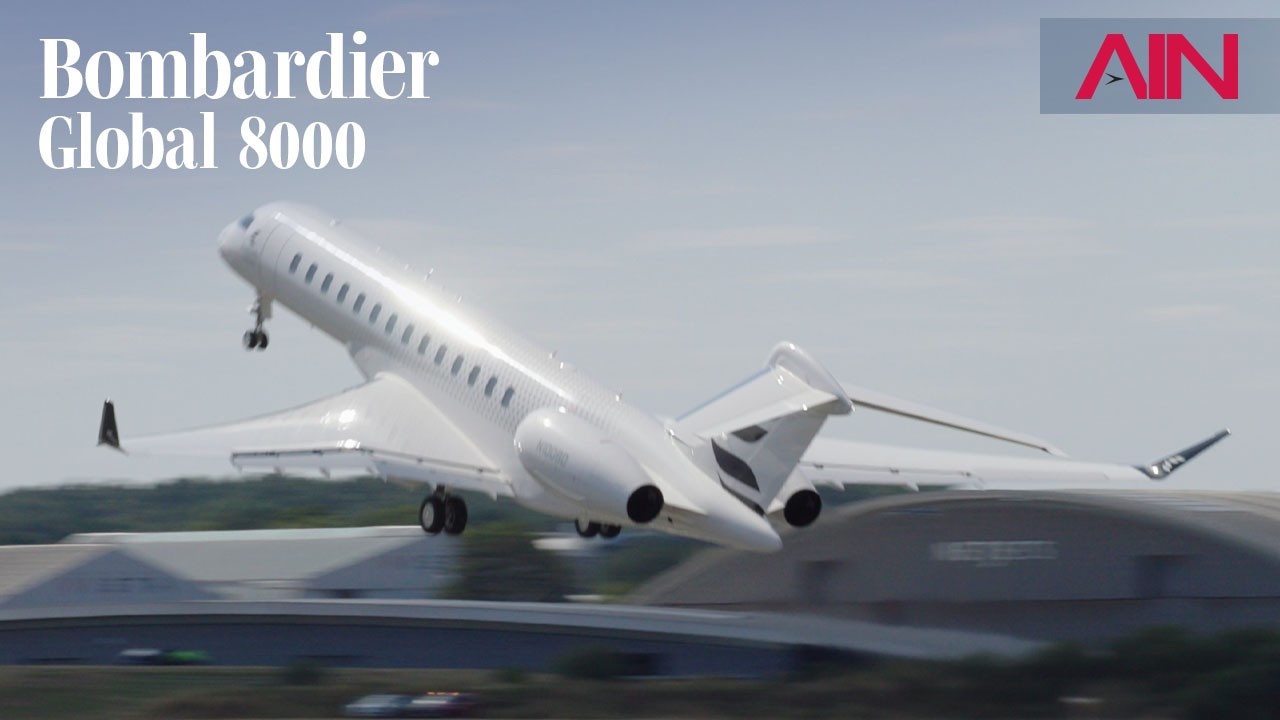 Обзор дебютного полета Bombardier Global 8000 и оборонная стратегия | FIA 2026 &ndash; AIN