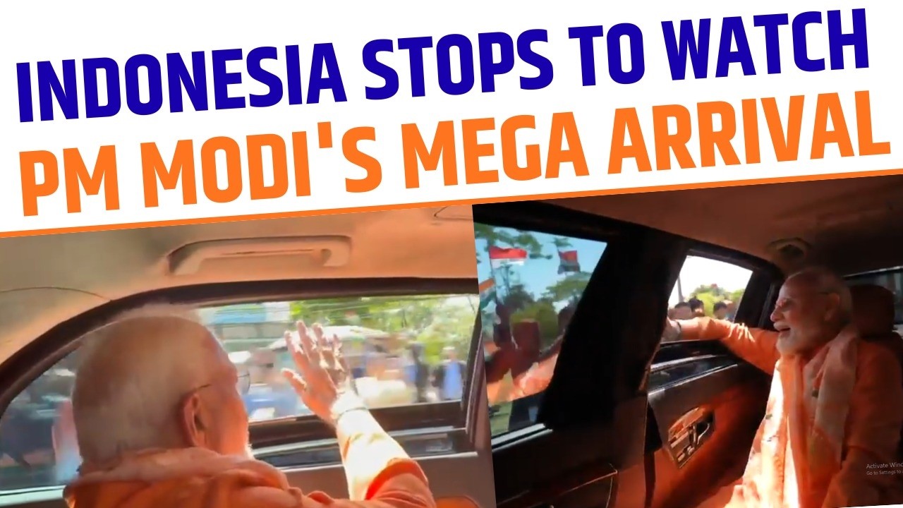 Thousands Welcome PM Modi in Yogyakarta | A Grand Reception in Indonesia | BJP