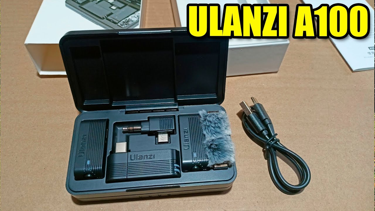 Беспроводной микрофон Ulanzi A100. Распаковка и небольшой тест