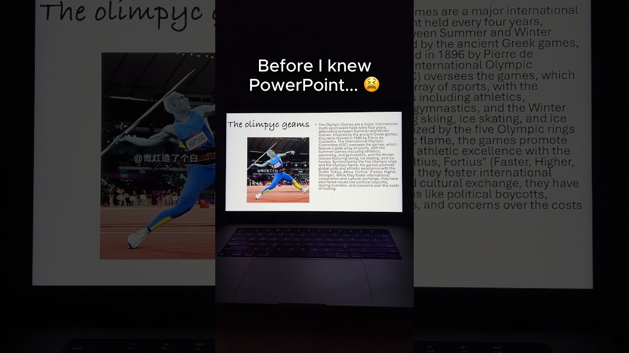 Presentation Transformation ✨let me know in the comments if you want a tutorial 🫶🏼 #powerpoint