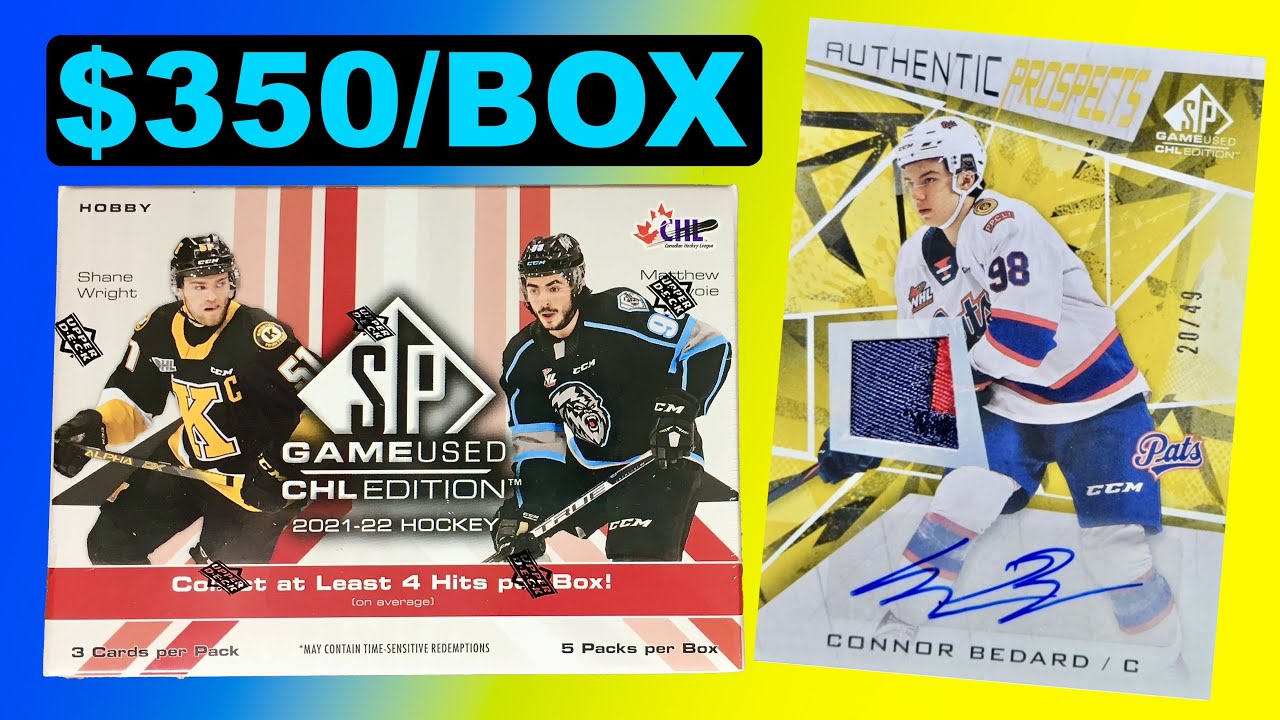 THIS IS GETTING OUT OF HAND - 2021-22 SP Game Used CHL Edition Hockey Hobby Box Break