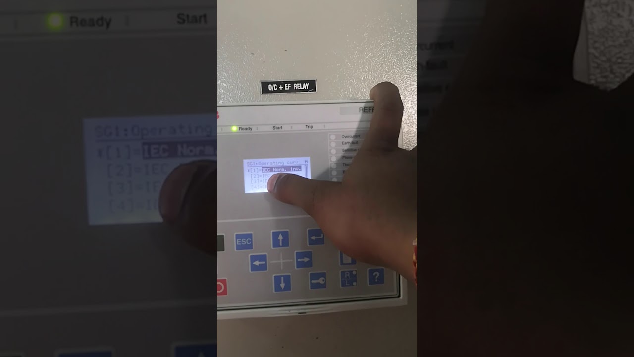 ABB REF615 Relay Overcurrent and Earthfault setting