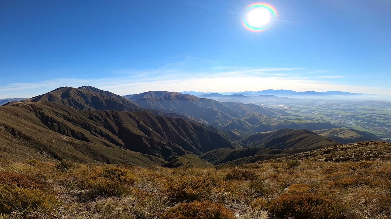 Little Mount Peel summit view New Zealand