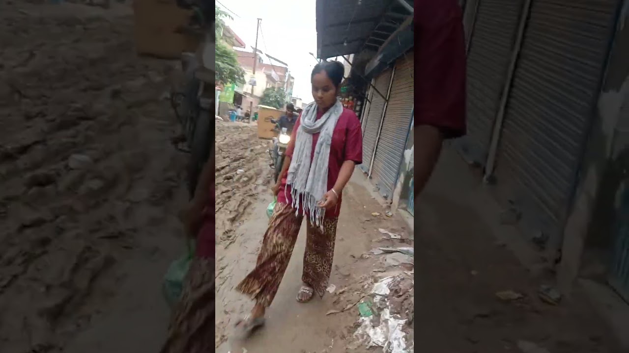 यह देखो सनी बाजार का हाल लोनी गाजियाबाद पूजा कॉलोनी