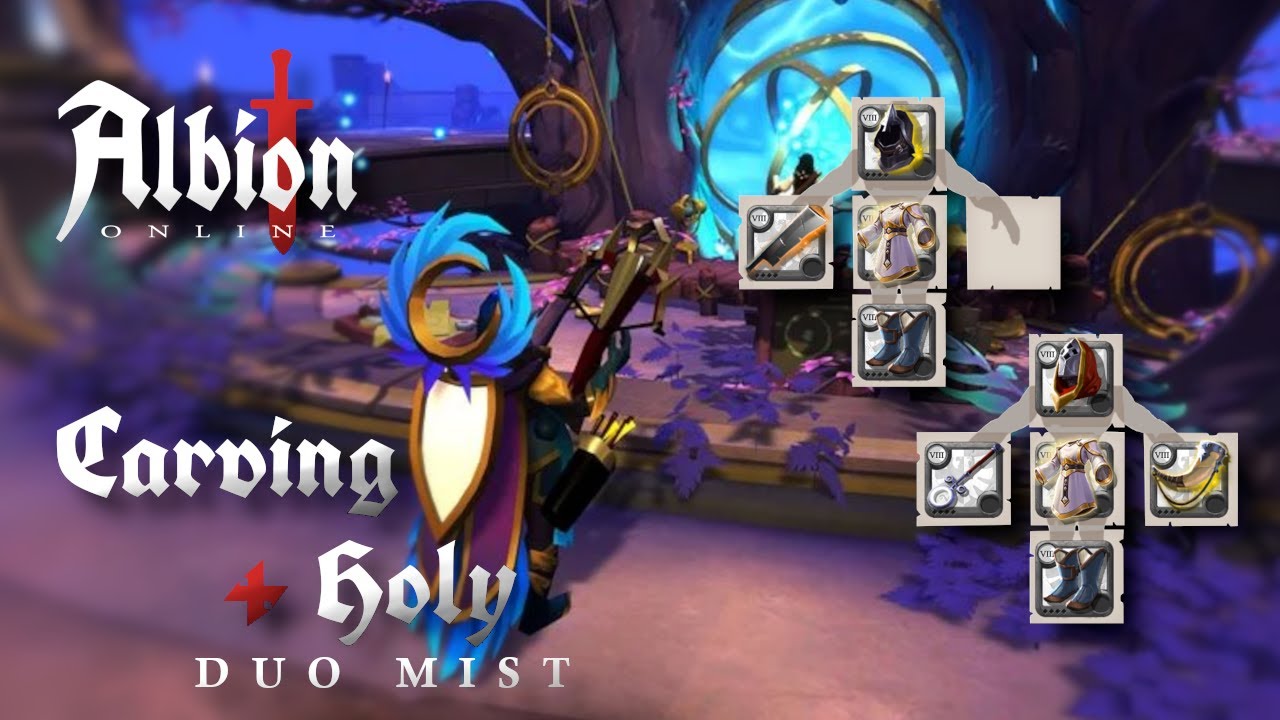 Carving Sword And 1H Holy Duo Greater Mists | Albion Online PvP #01