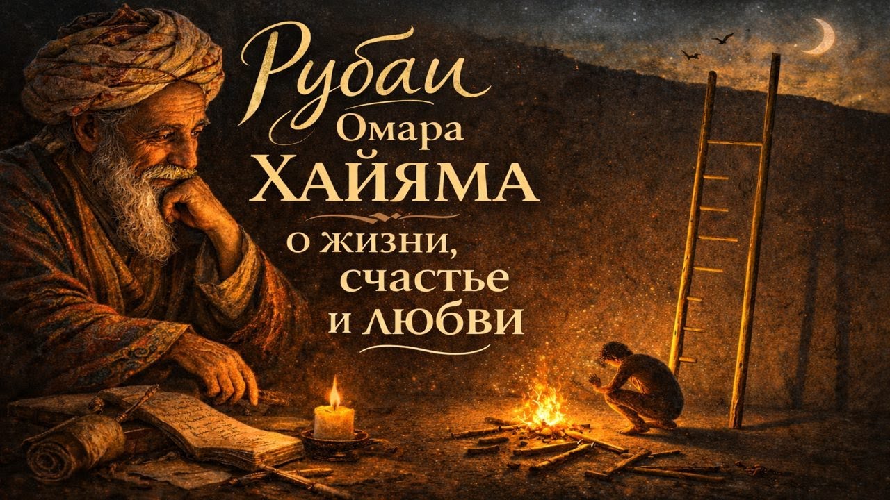 🕯 Рубаи Омара Хайяма | Стихи о жизни, счастье и смысле судьбы (Прямой эфир)