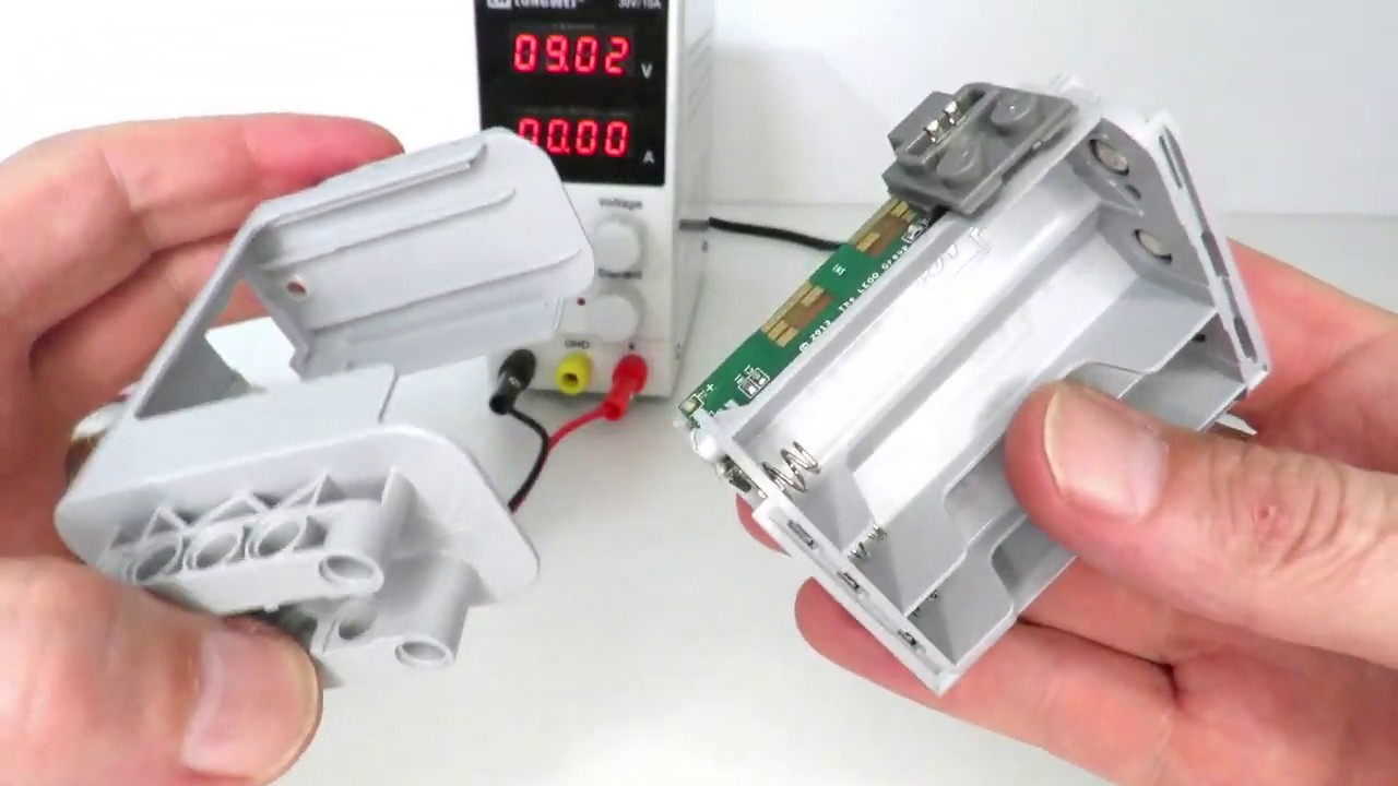 Как модифицировать батарейный отсек вашего конструктора Lego Technic. Экономьте на батарейках! Бо...