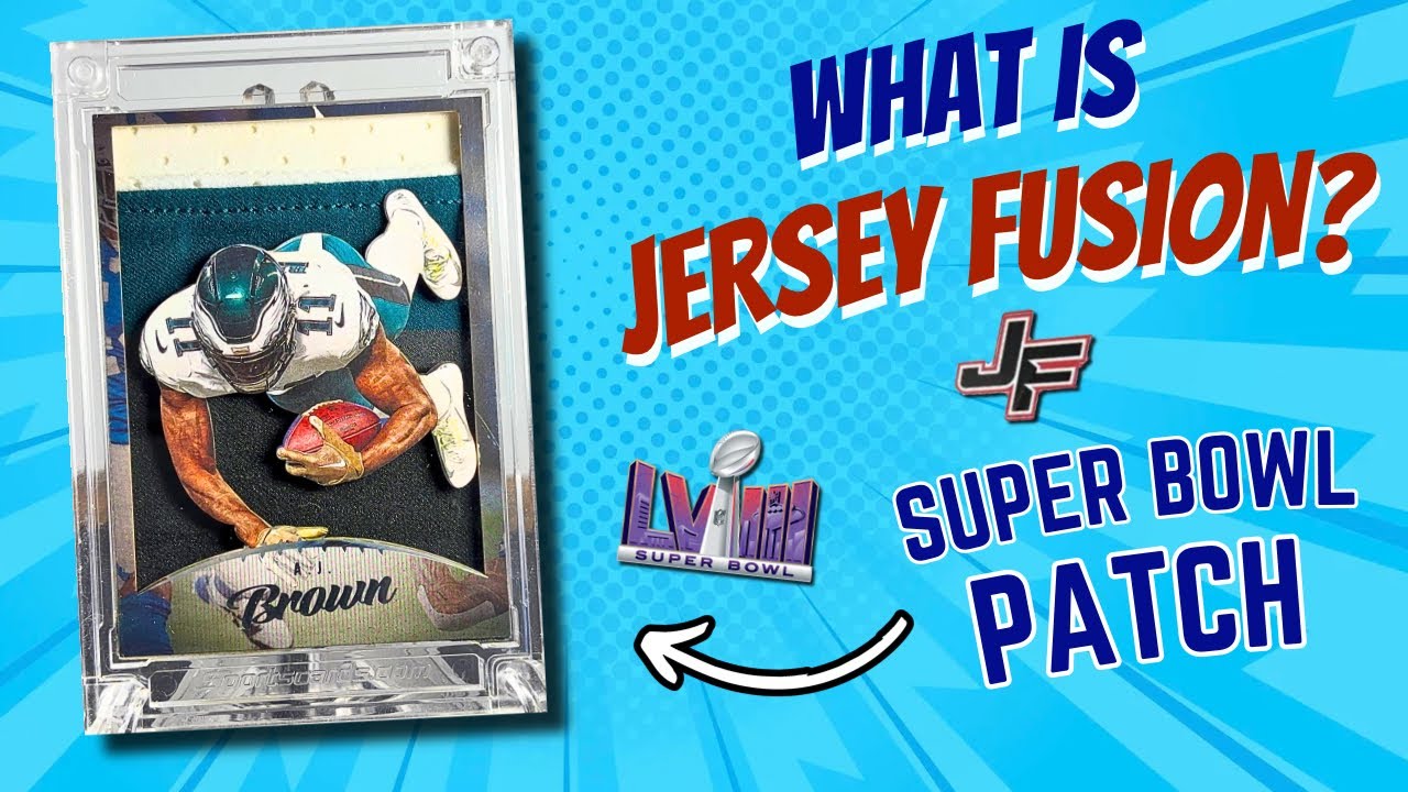 What is Jersey Fusion? Super Bowl Worn Patch Card.. at What Cost?🏈