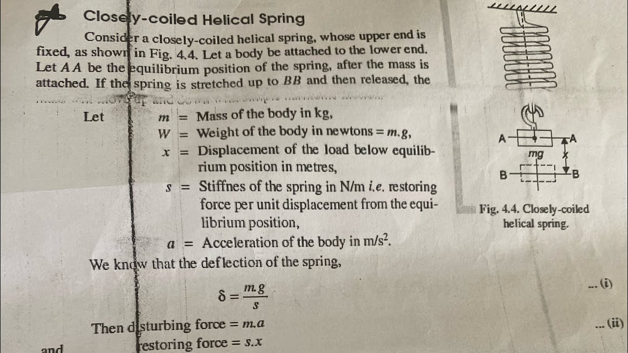 How to Solve Simple Harmonic motion problems in Mechanics of machines . (Mec 315)